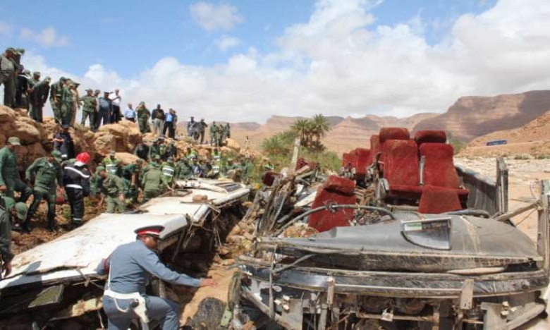 Agadir: 12 morts et 36 blessés dans un accident d'autocar