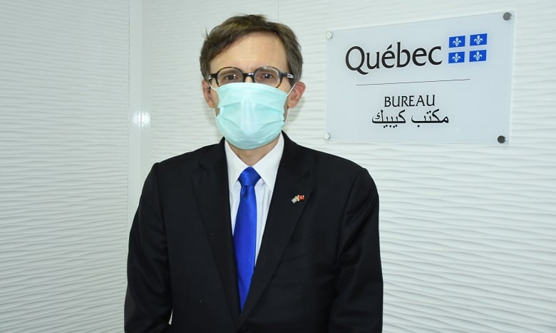 Alain Olivier, directeur du Bureau du Québec à Rabat. Ph. Saouri