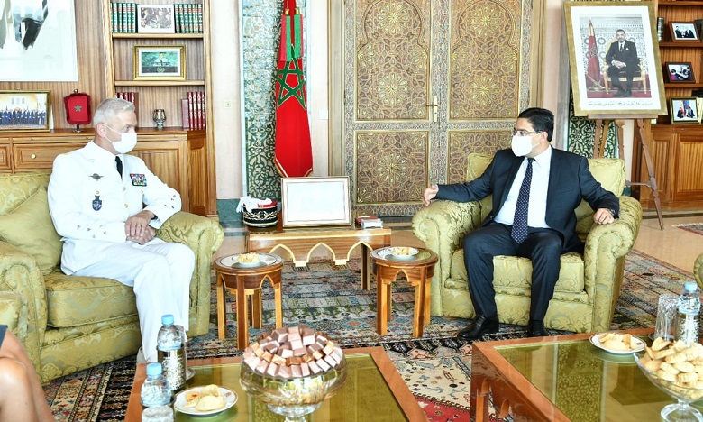M. Nasser Bourita reçoit à Rabat le Chef d’État-Major des Armées françaises