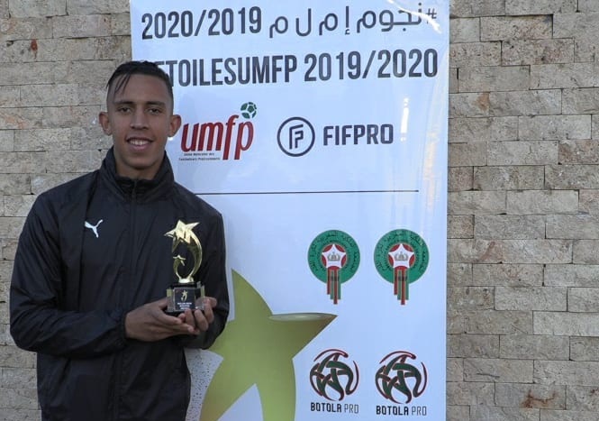 Soufiane Rahimi élu meilleur joueur de la Botola D1 saison 2019-2020