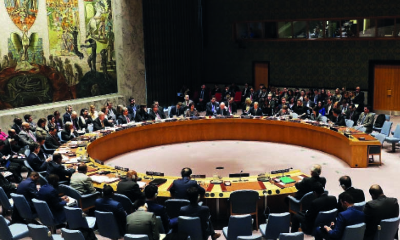 Conseil de sécurité des Nations unies.