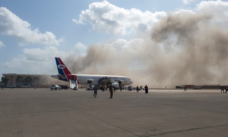 Yémen: Trois explosions à l'aéroport d'Aden à l'arrivée du nouveau gouvernement