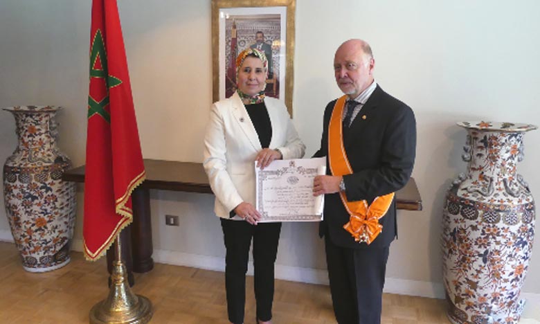 L'ancien ambassadeur du Chili au Maroc décoré du Wissam Alaouite de l'Ordre de Grand Officier