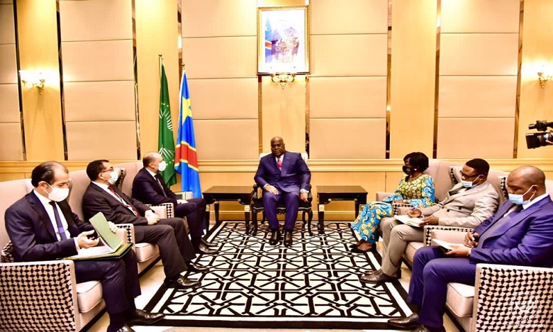 M. Jazouli remet à Kinshasa un message de S.M. le Roi au président Tshisekedi