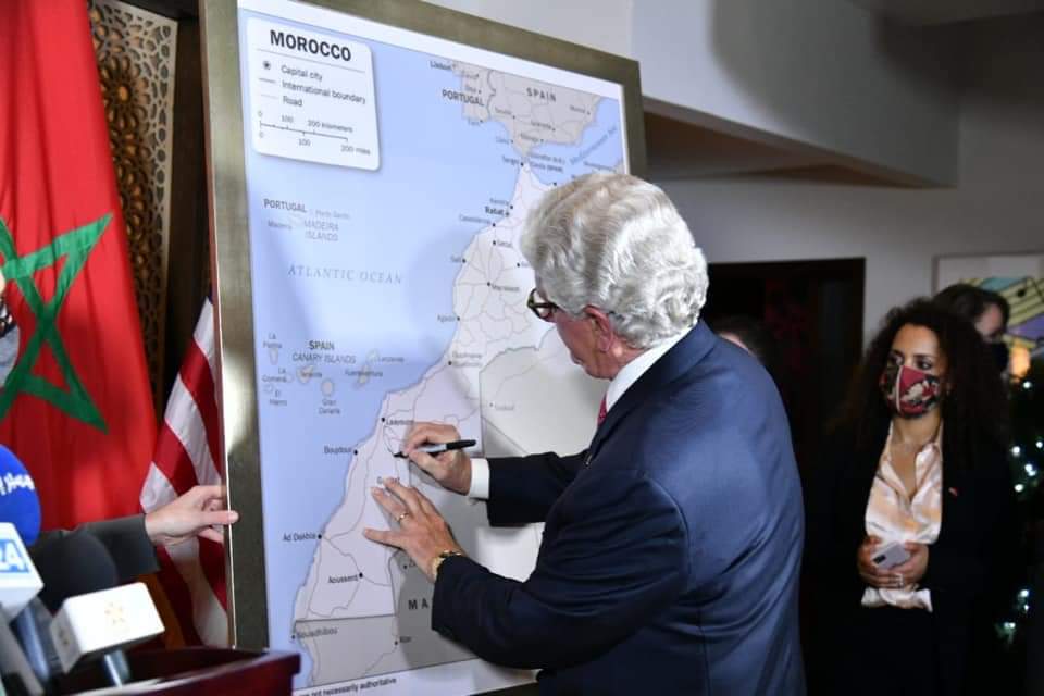 David Fischer présente la carte complète du Maroc officiellement adoptée par le gouvernement US