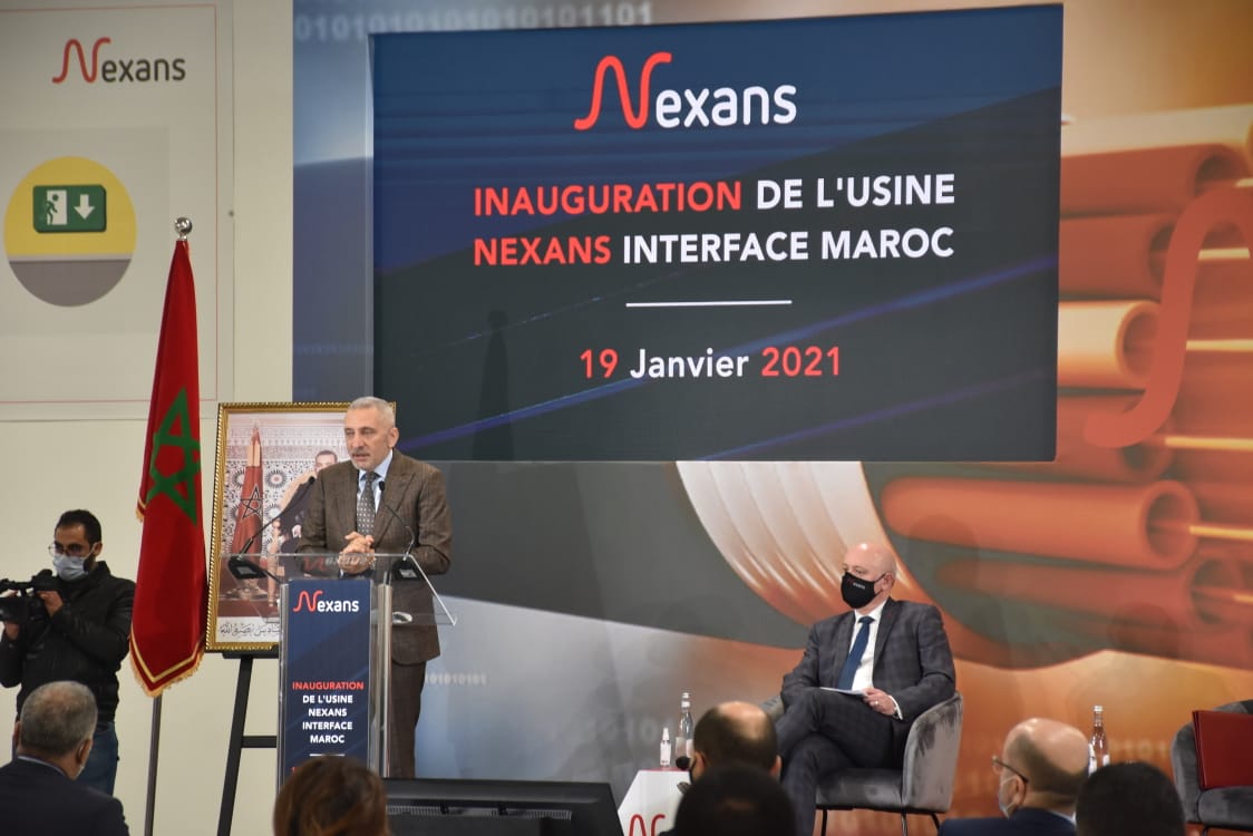 Fibre optique: Nexans inaugure une nouvelle usine à Nouaceur