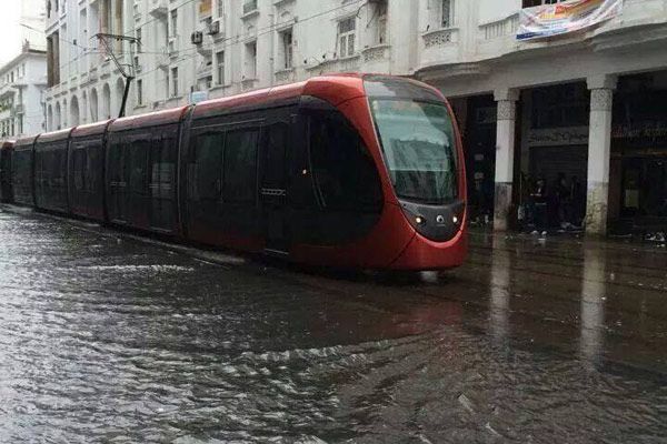 Casablanca : Trafic “très perturbé” sur le réseau tramway à cause des intempéries