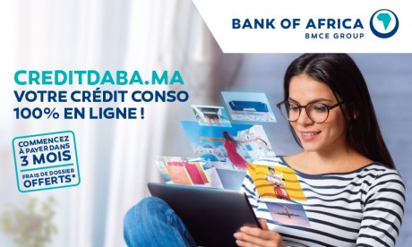 creditdaba.ma : le crédit à la consommation totalement digitalisé chez BANK OF AFRICA