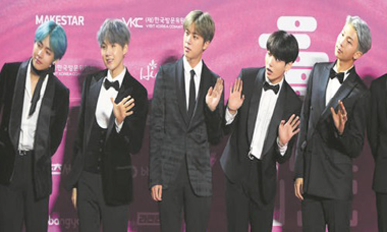 Les Sud-Coréens de BTS, le groupe musical le plus tweeté aux États-Unis en 2020