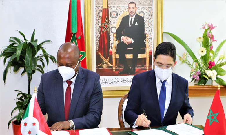 Le Maroc et le Burundi établissent une feuille de route de coopération pour la période 2021-2024