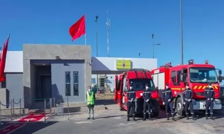 Inauguration du poste de secours autoroutier de Bouznika