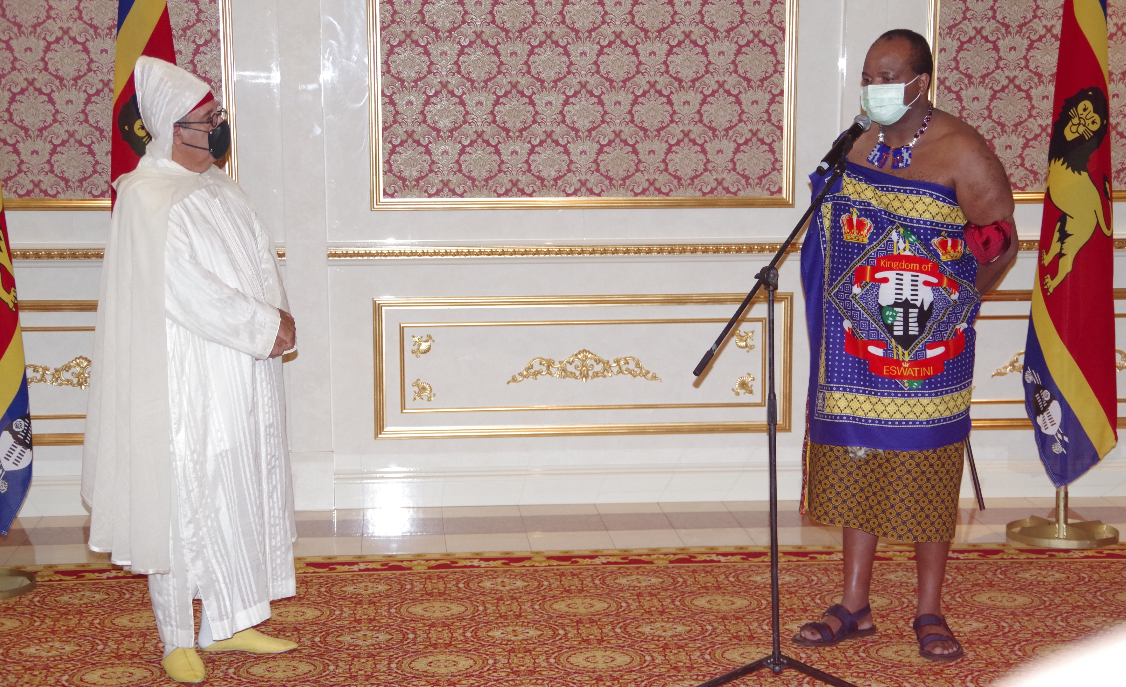 Youssef Amrani présente ses lettres de créance au Roi d’Eswatini