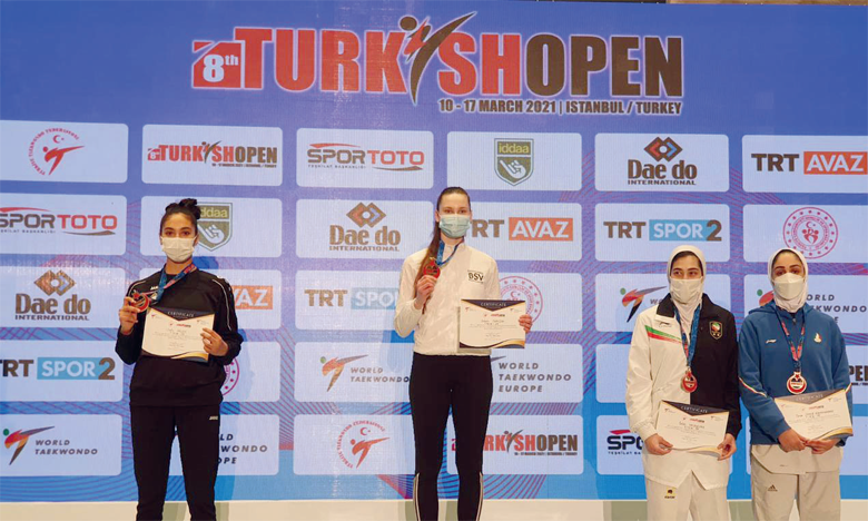 Safia Saleh première Marocaine à monter sur le podium en Turquie