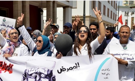 Rabat: Interdiction de manifester pour les infirmiers