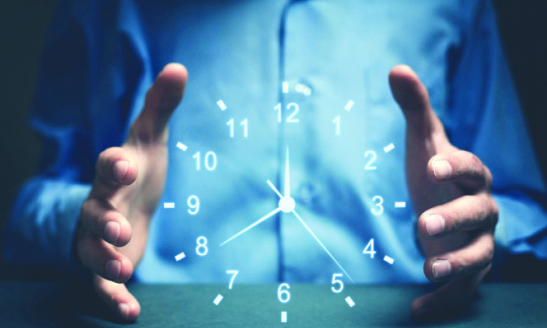 Une heure est une heure, elle fera ses soixante minutes avec ou sans notre consentement, que nous soyons sous pression ou dans l’ennui. Ph. Shutterstock