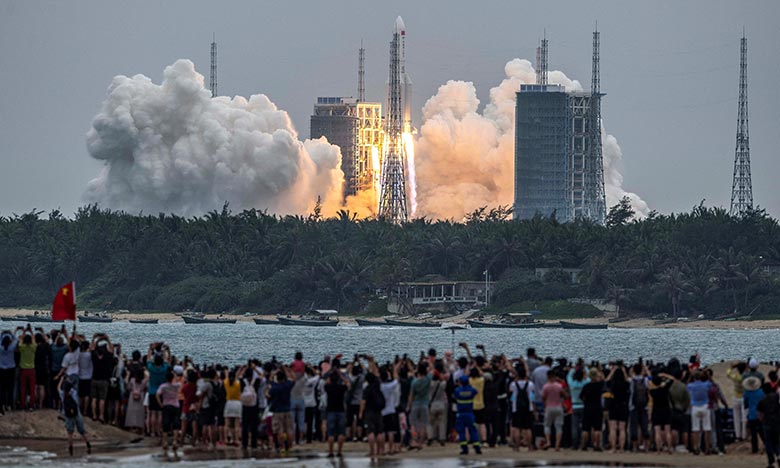  La Chine lance le premier module de sa station spatiale