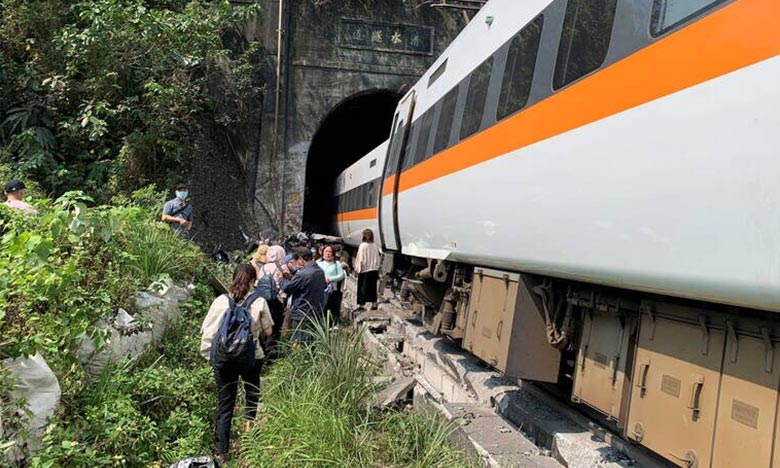 Déraillement d’un train à Taïwan: Des dizaines de personnes seraient décédées  