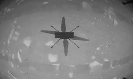 L'hélicoptère Ingenuity effectue un court vol historique sur Mars