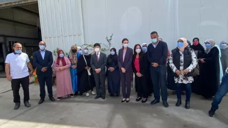 L'Ambassade du Japon organise une opération de distribution de paniers de solidarité