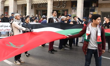 Rabat: interdiction d'une marche de soutien au peuple palestinien en raison de l'état d’urgence sanitaire