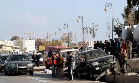 Accidents de la route : 15 morts et 2.239 blessés en périmètre urbain la semaine dernière