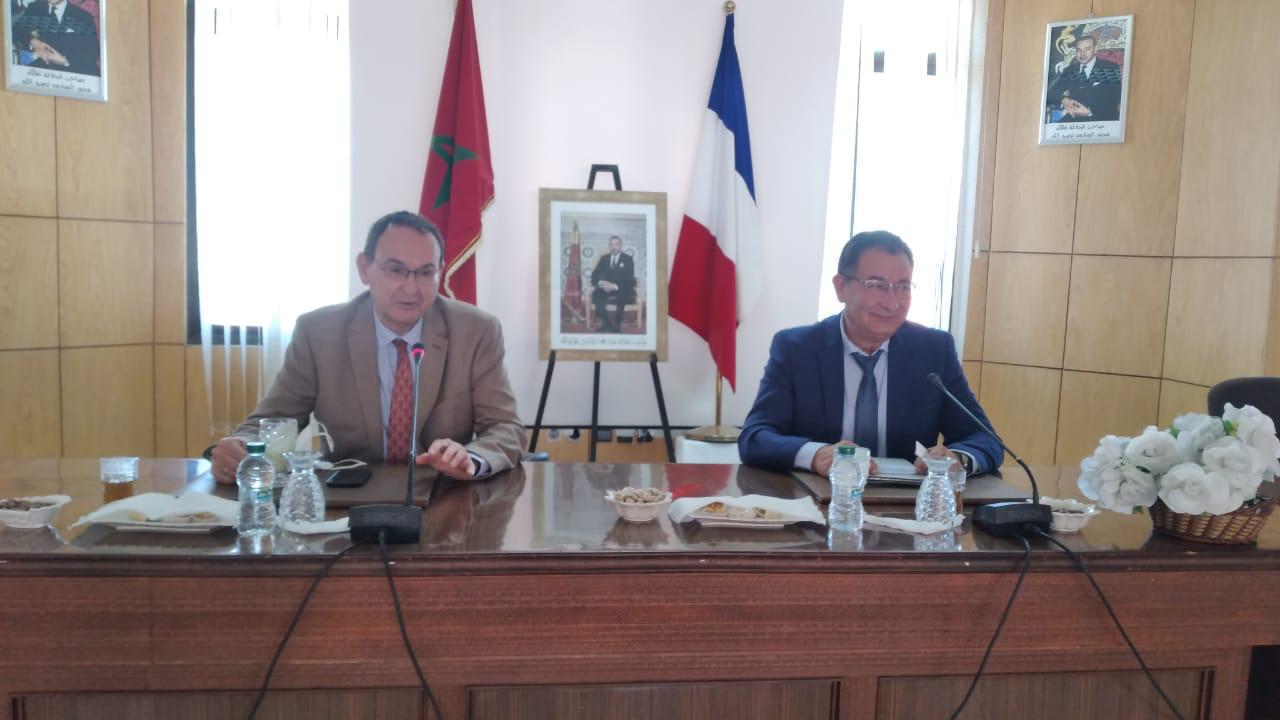 Le président de la Commune d’Al-Hoceima reçoit le Consul général de la France à Tanger 