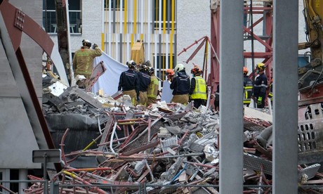   Effondrement mortel sur le chantier d'une école d'Anvers    