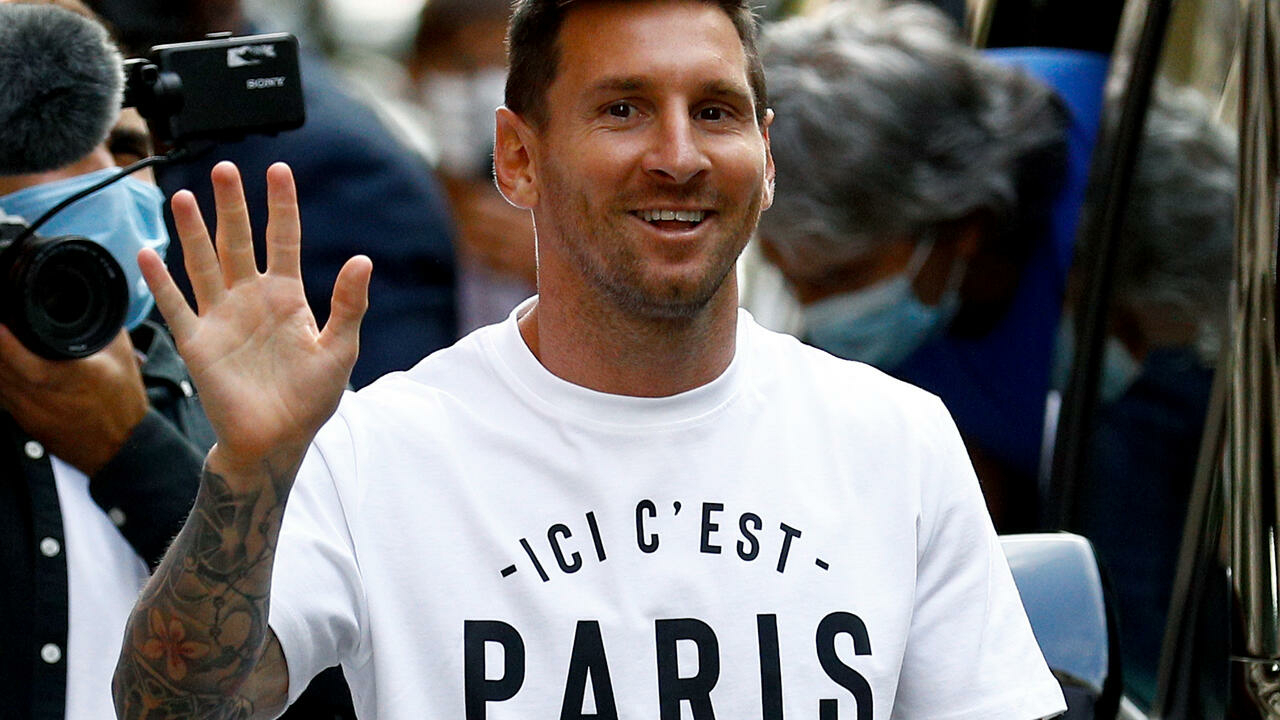 "Heureux", Messi est à Paris pour gagner la Ligue des Champions