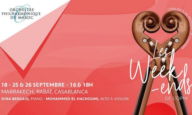 Voici les concerts de l’Orchestre philharmonique du Maroc