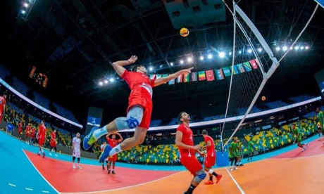 Volleyball :  Victoire du Maroc face à la Tanzanie