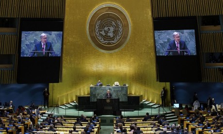 Assemblée générale de l'ONU: Guterres déplore les "divisions géopolitiques" qui sapent les efforts de développement