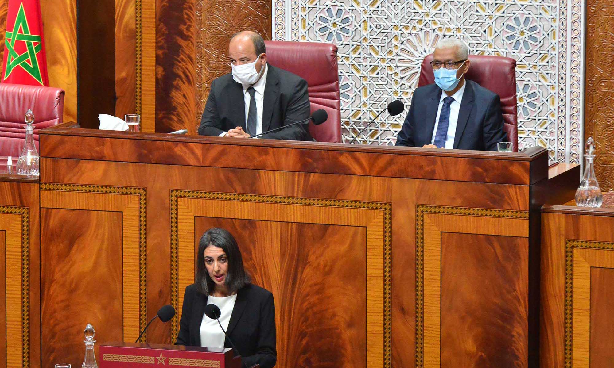 PLF 2022 : Nadia Fettah Alaoui présente ses arguments devant le Parlement 