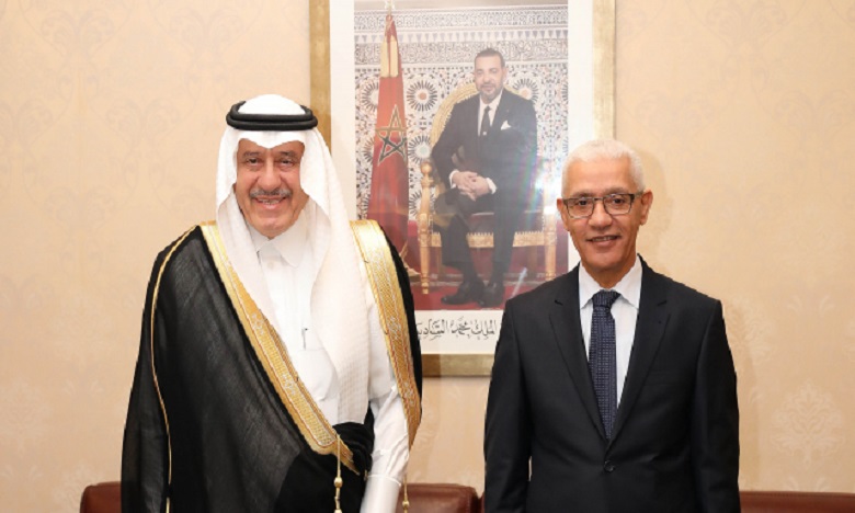 Rachid Talbi Alami reçoit l’ambassadeur du Royaume d'Arabie saoudite