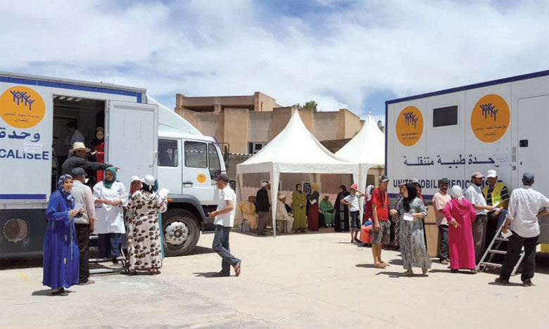 La Fondation Mohammed V pour la Solidarité réactive le programme des campagnes médicales et organise une caravane multidisciplinaire à M’sila-Taza