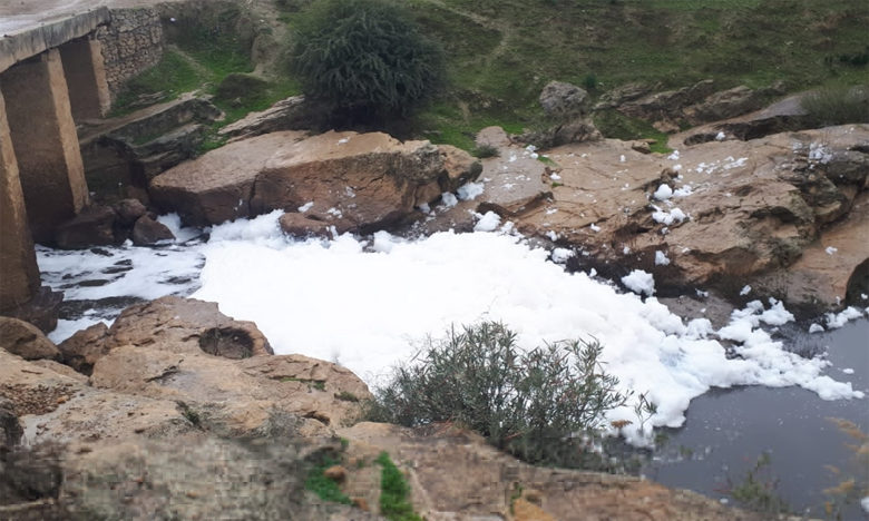 Sidi Kacem : Oued Rdem pollué par les déchets des unités de trituration de Fès et de Meknès