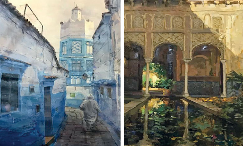 Cinq peintres espagnols exposent  des thématiques maroco-andalouses 