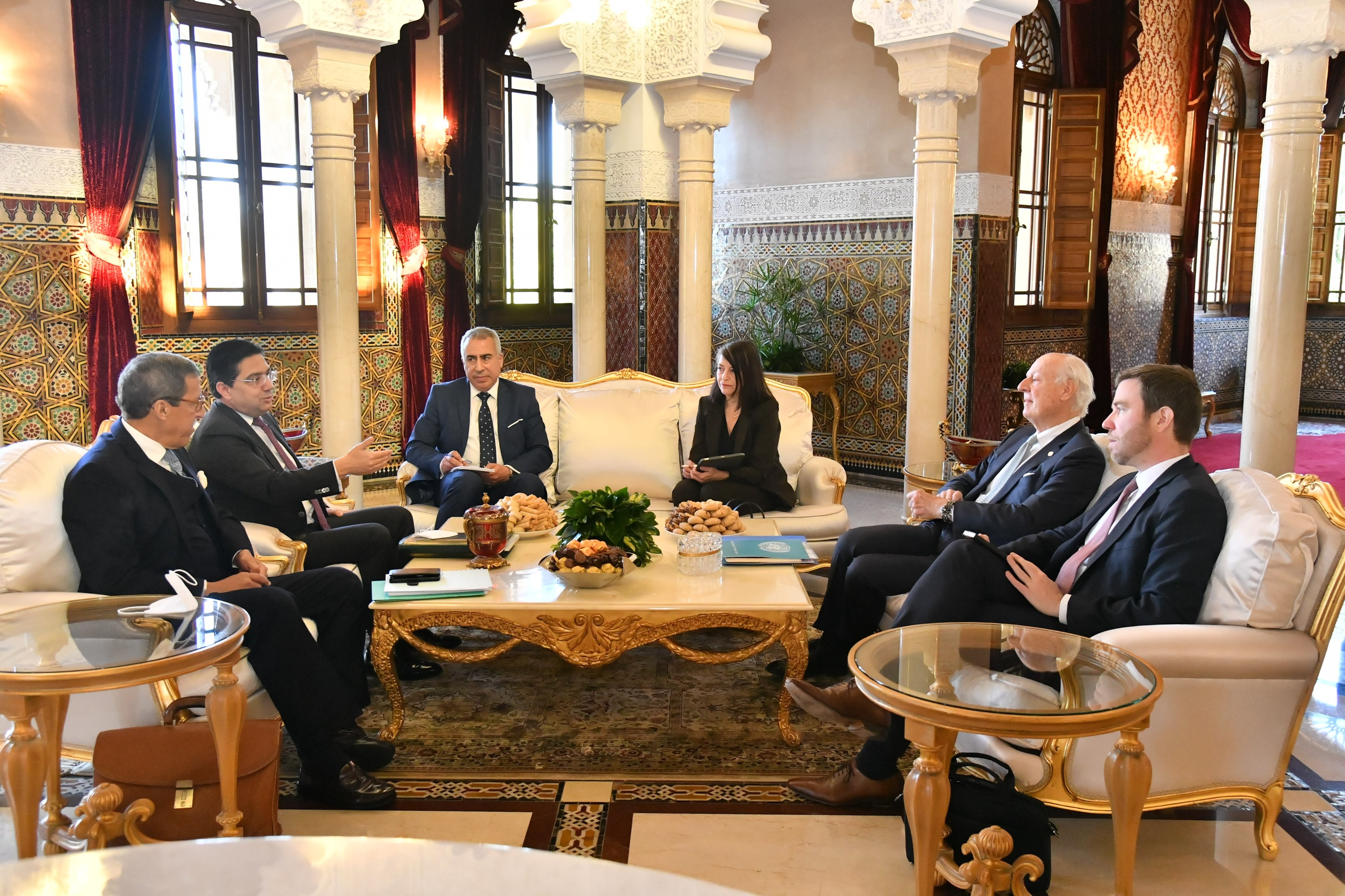 M. Nasser Bourita s’est entretenu le 13 janvier à Rabat, avec l’Envoyé personnel du Secrétaire Général de l’ONU pour le Sahara marocain, M. Staffan de Mistura.