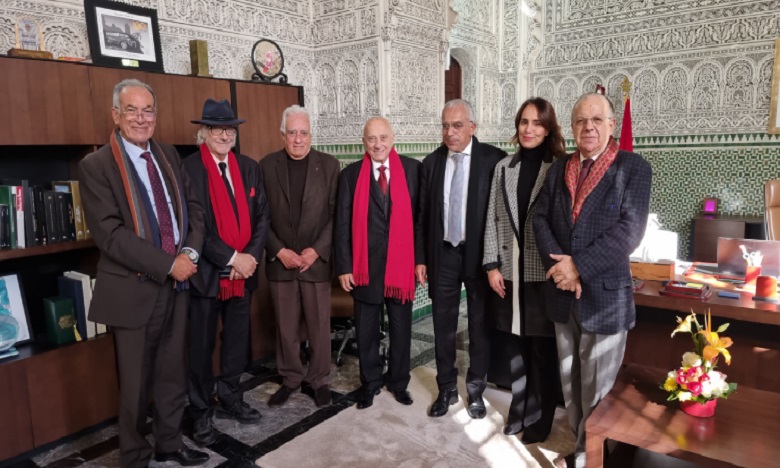 Abdellatif Maâzouz reçoit le bureau du Cercle d'Amitié Maroc-Israël