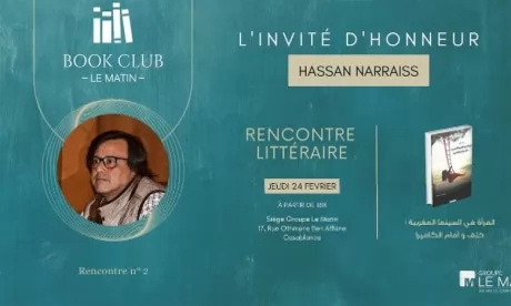 L'écrivain Hassan Narraiss invité du Book Club «Le Matin»