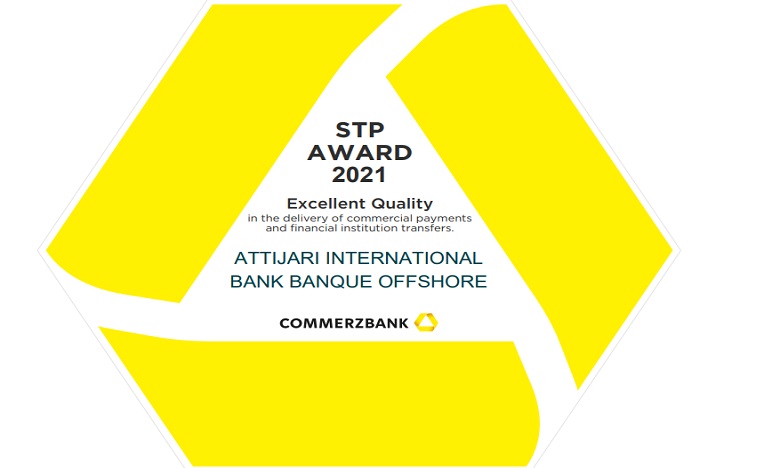 Attijari International Bank décroche le prix « STP AWARD »  de Commerzbank