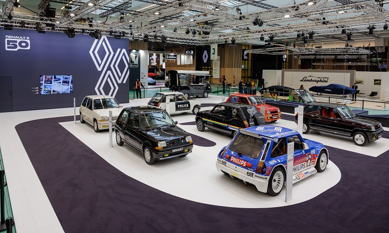 La Renault 5 fête son 50e anniversaire au salon Rétromobile 2022