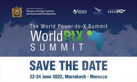 World Power-to-X Summit, du 22 au 24 juin à Marrakech 