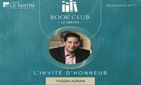 Yassin Adnan invité du Book Club «Le Matin»