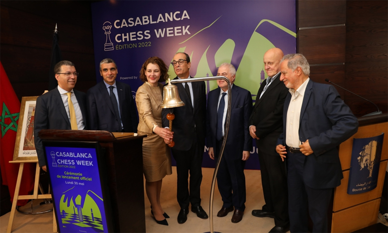 La Bourse de Casablanca inaugure la première édition du Casablanca Chess Week