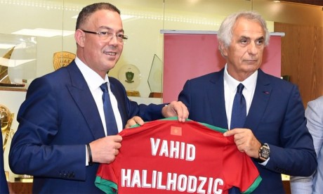 Fouzi Lekjaa et Vahid Halilhodzic.