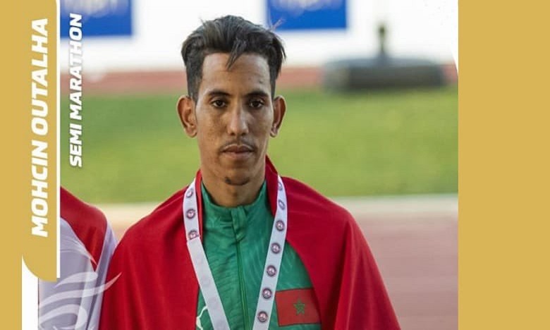 Jeux Méditerranéens (semi-marathon) : Mohcine Outalha offre au Maroc sa première médaille d'or