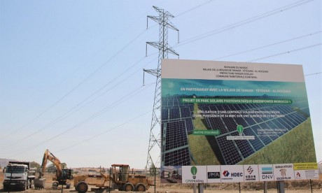 Tanger : Lancement de la construction d'une centrale solaire de 34 MWc  