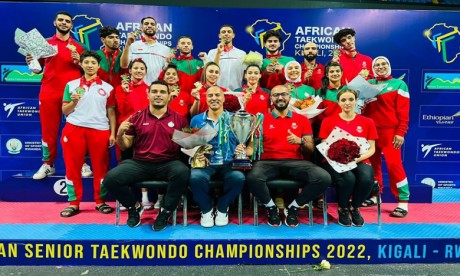 Championnat d’Afrique de Taekwondo : le Maroc rafle 16 médailles à Kigali     