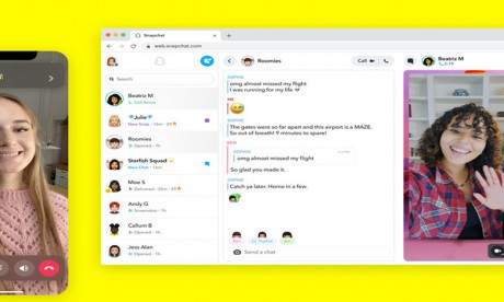 Snapchat lance la version web de sa messagerie pour ses abonnés 