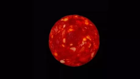 Un scientifique fait passer une tranche de chorizo pour un cliché de l'étoile Proxima